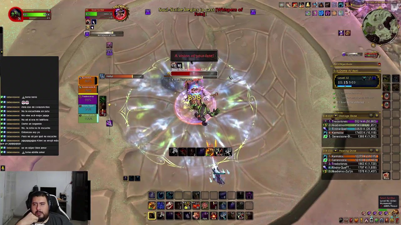 Reclutando para midnight! Miticas y mi prometida jugando wow por primera vez :D
