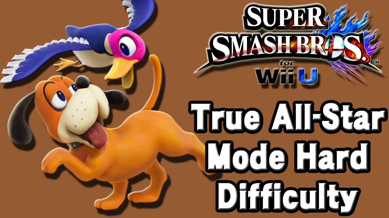 Super Smash Bros. For Wii U (True All-Star Mode Hard Difficulty | Duck Hunt) 60fps