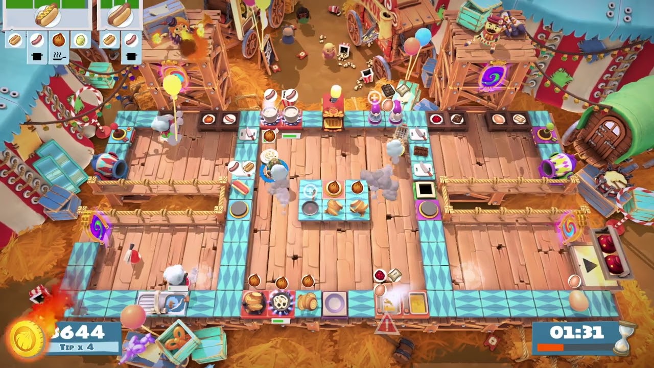 Overcooked 2 - Carnival of Chaos 3-4 (4 players) - 5732