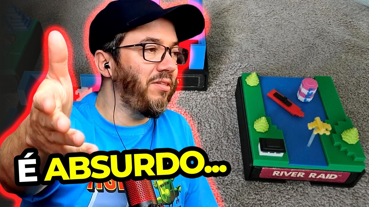 Cases de Atari em IMPRESSÃO 3D que vão te surpreender