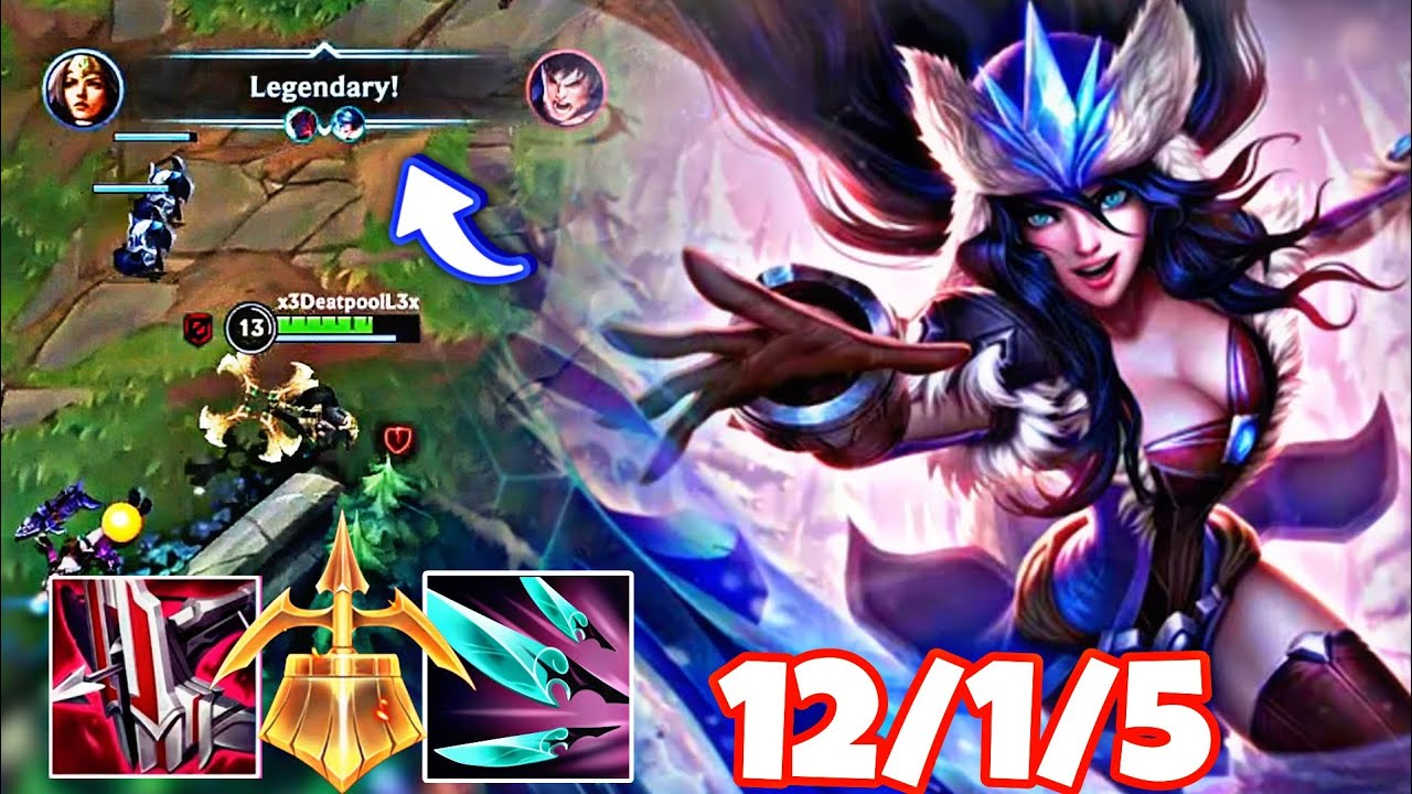 WILD RIFT ADC // SIVIR ADC IS BROKEN - PLAY THIS BUILD PATCH 4.4B GAMEPLAY!