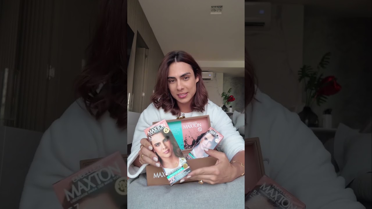 Theodoro na caixinha de MAXTON! PRÉ-LANÇAMENTO Maxton Delícias Chocolate Amargo 5.7 💙 #cabelo