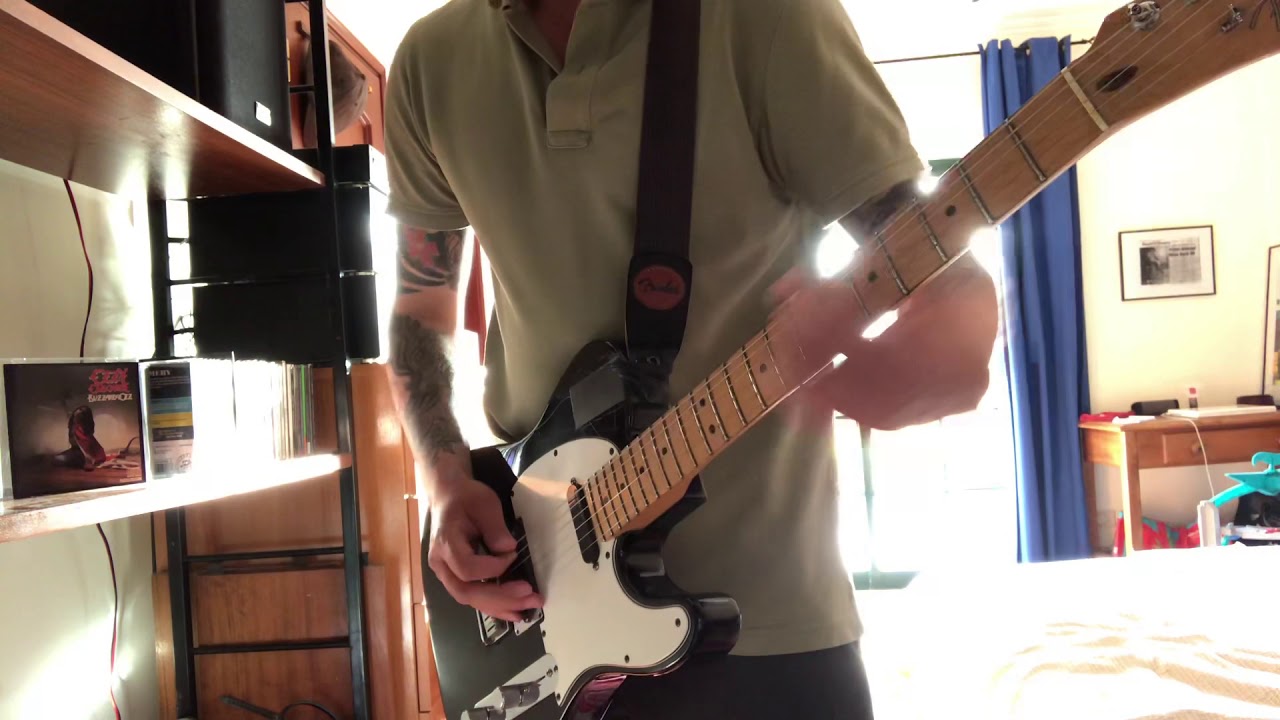 Ozzy Osbourne - Crazy Train (solo) guitar cover by Vanity Nemesis 💀