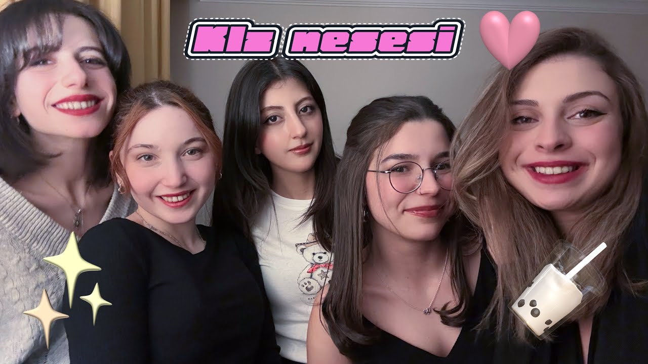 kız kıza vlog: kızlar yalnızken ne yapar?  kız neşesi + terapi günü #kızneşesi