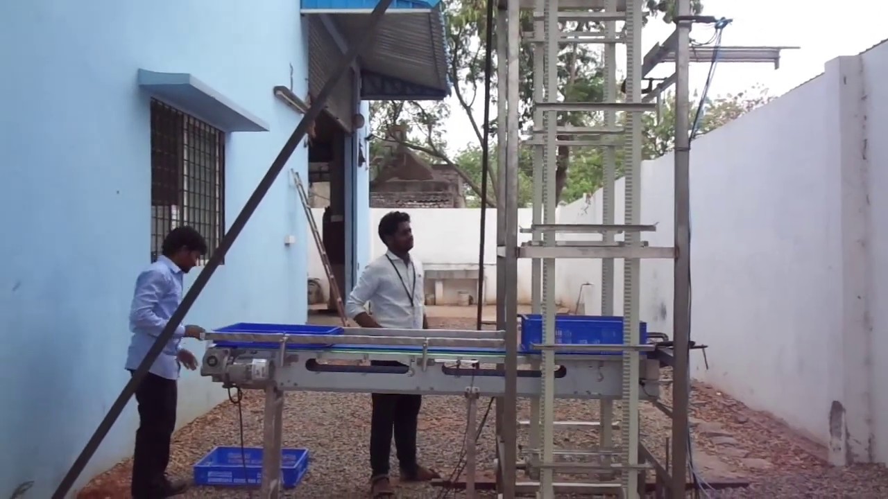 Vertical Crates Lifter From VIJAY GANAPATHI CONVEYORS