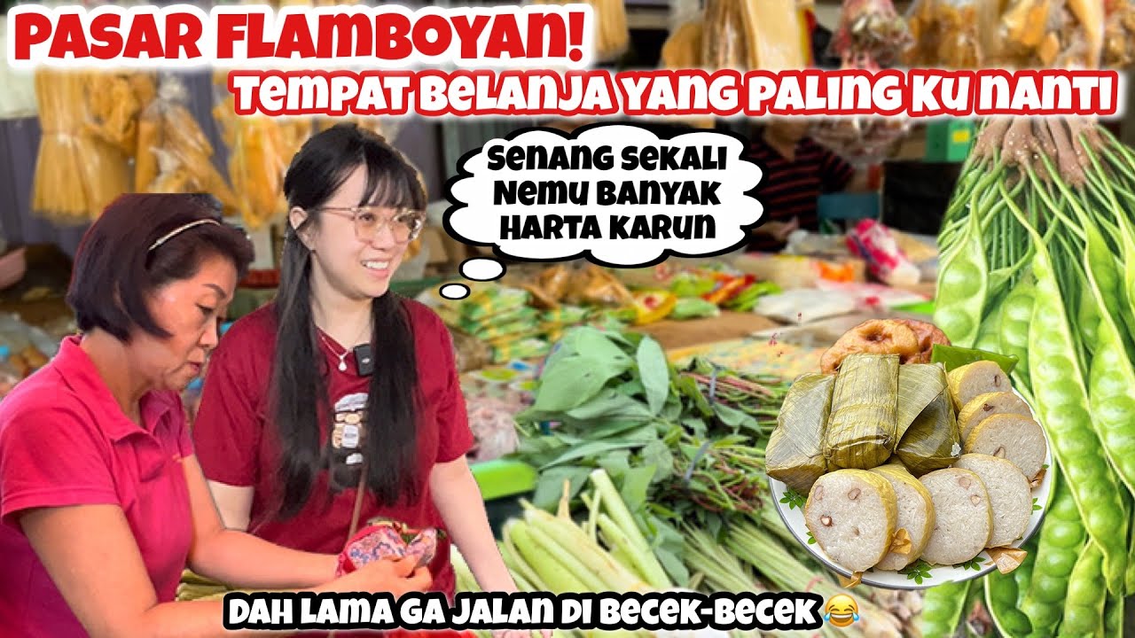 Belanja di Pasar Tradisional Flamboyan Pontianak