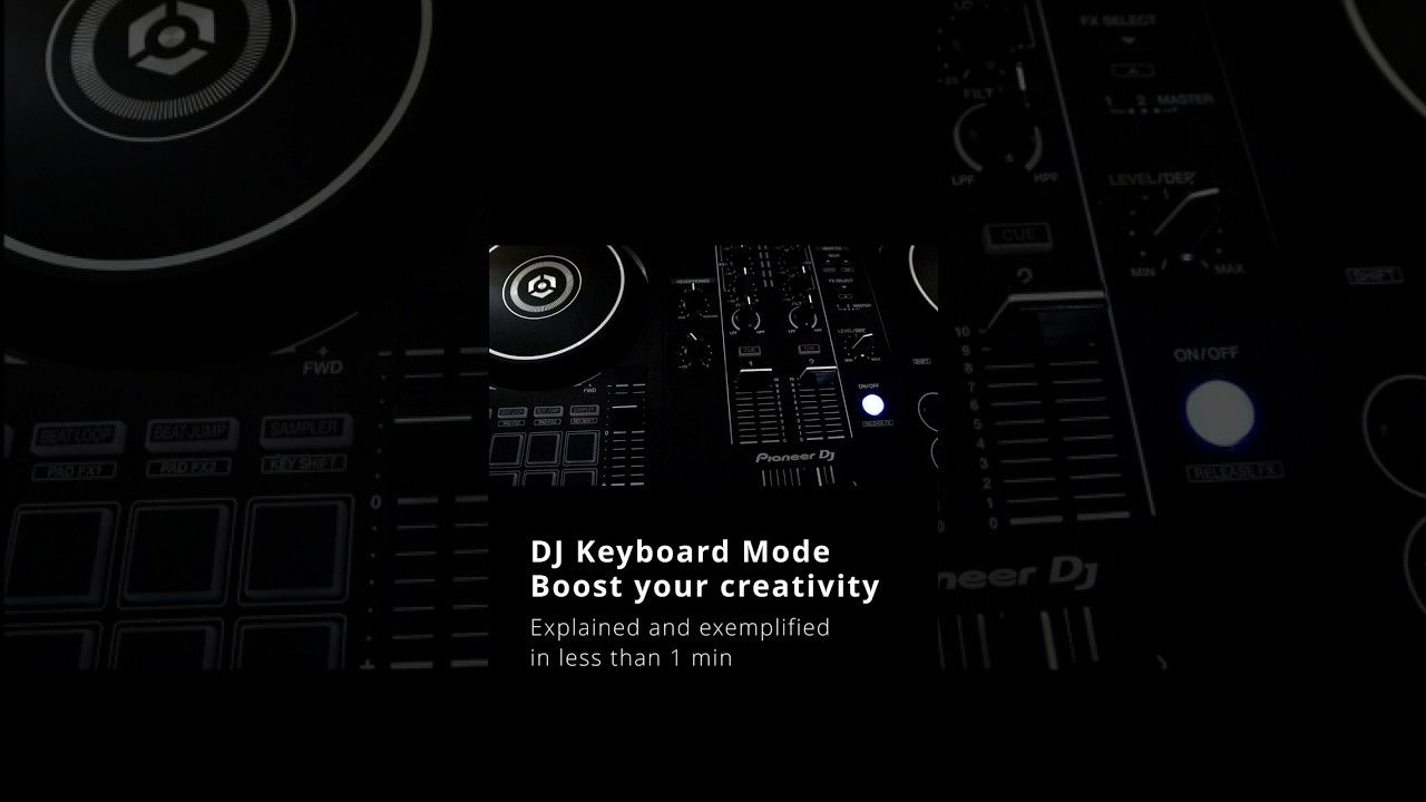 DJ Keyboard mode explained and exemplified in less than 1min. #djtutorial #dj
