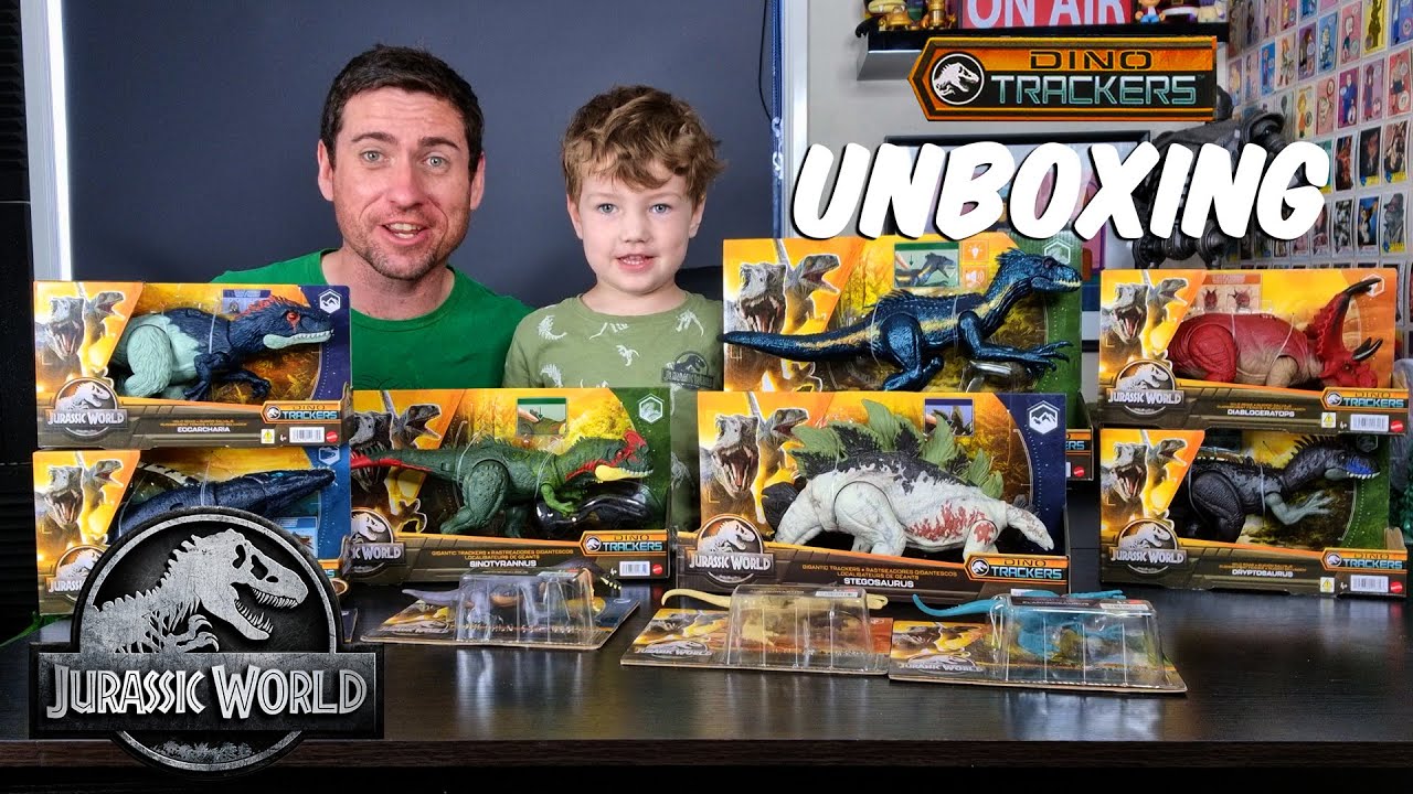 Every Jurassic World 2023 Dino Trackers Dinosaur Toys Unboxing