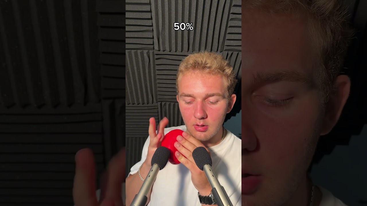 Asmr but the sensitivity keeps getting turned up