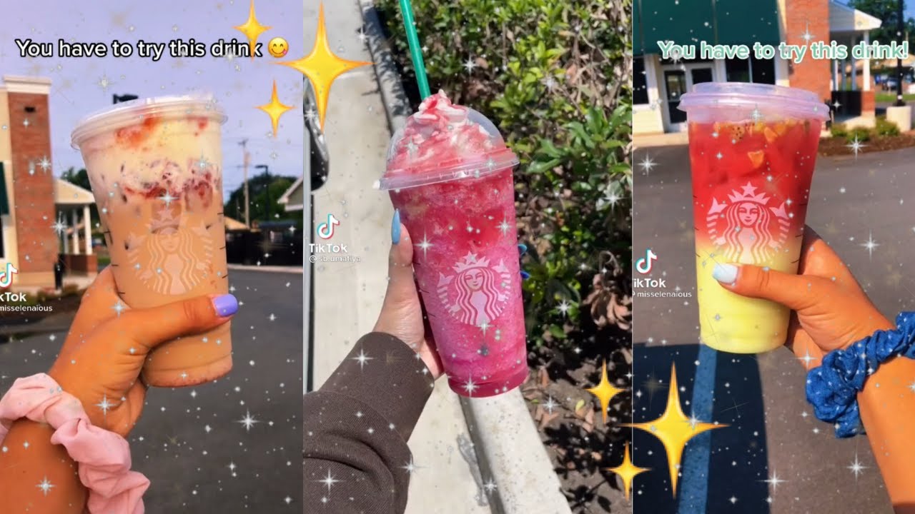 ☕️  Starbucks Suggested Drinks TikTok Compilation Recipes ✨