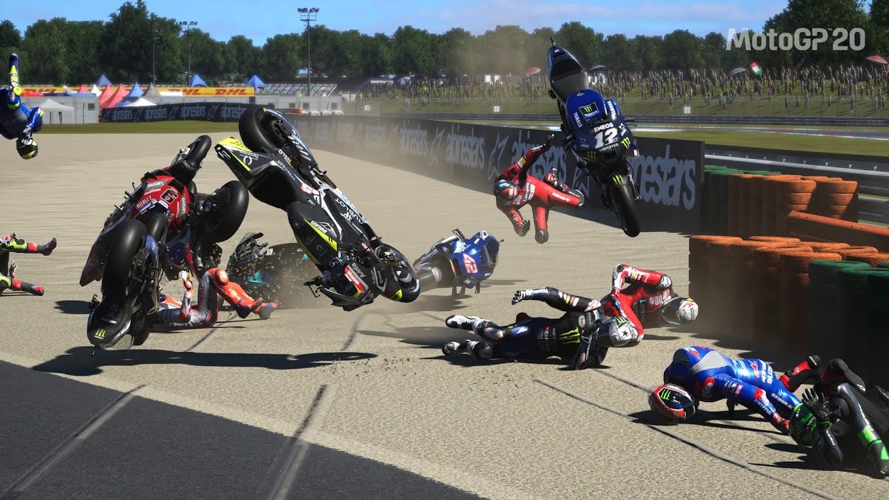 MotoGP 20 - Red Flag Crashes