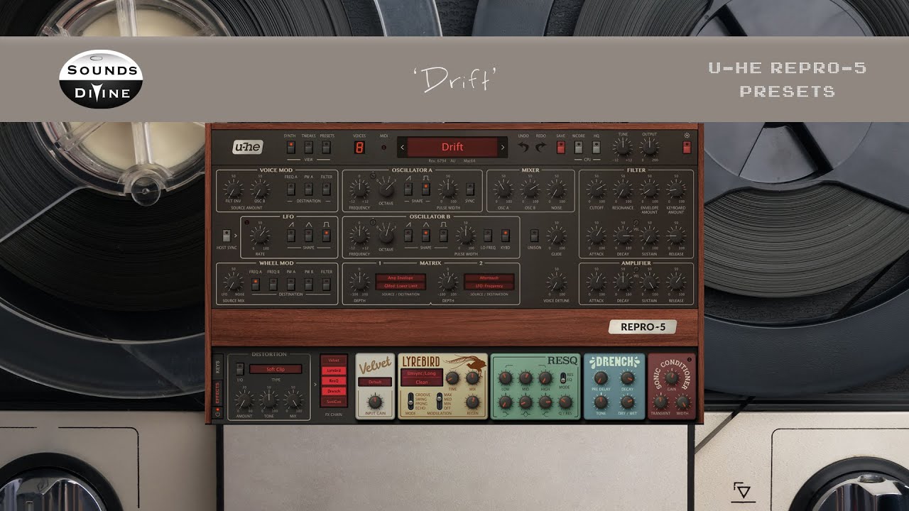 SoundsDivine 'Drift' - U-he Repro-5
