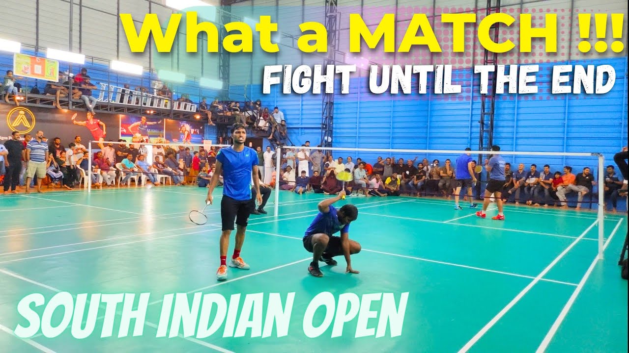 Shyam Prasad & Vishnu Rajendran VS Hari & Uday South Indian Open Badminton - AMIGOZ,KOYILANDY