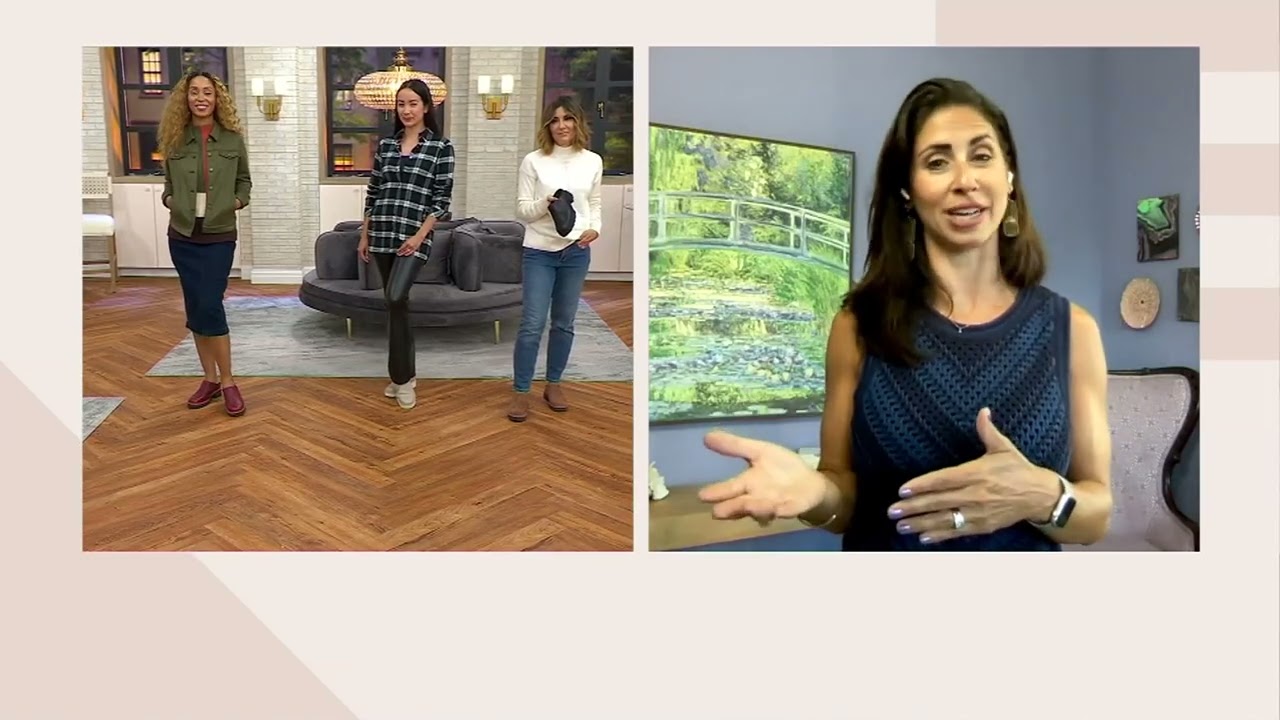 Vionic Leather or Suede Block Heel Mules - Fairfax on QVC