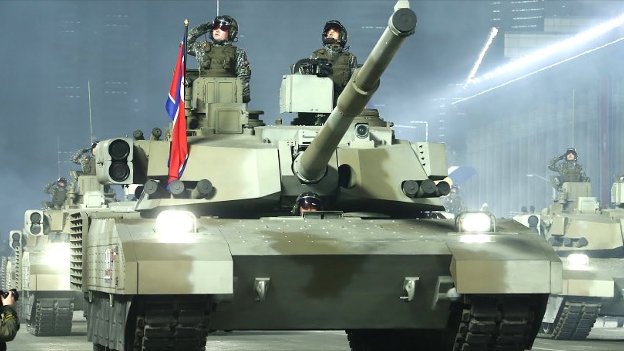 New M2020 tank at the DPRK parade