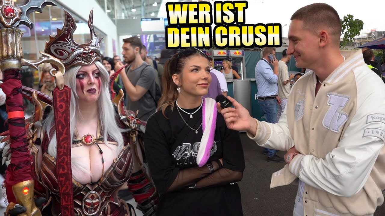 Wer ist dein CRUSH? | Gamescom K&ouml;ln | TomSprm