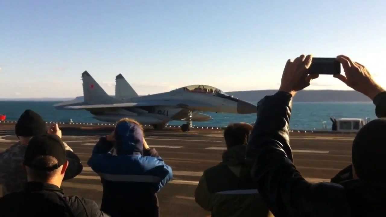 Викрамадитья МиГ-29К/КУБ в Баренцевом море / Vikramaditya MiG-29K