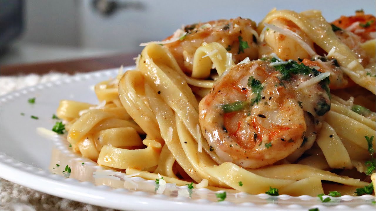 20 Minute Cajun Shrimp Scampi Recipe | Better than Red Lobster
