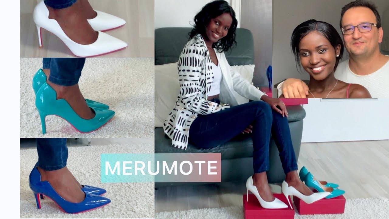 TRYING ON MY DATE NIGHT HEELS 👠 FROM MERUMOTE! 😍
