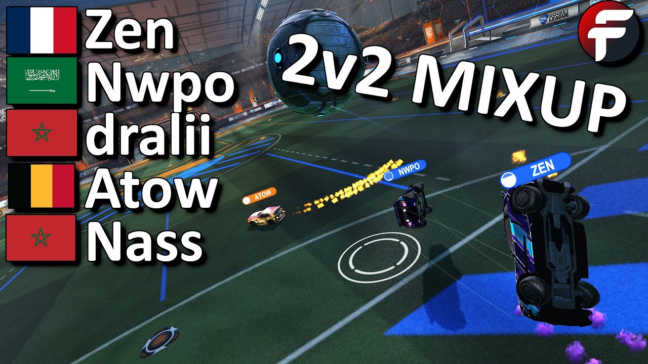 Most Stacked Rocket League Lobby | 2v2 Mixup