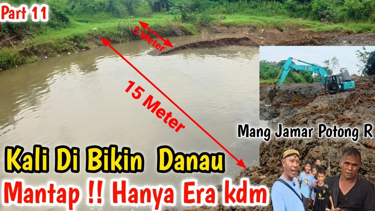 Mantap Hanya Di Era Kdm Kali Di bikin Danau Atasi Banjir warga desa Wadas