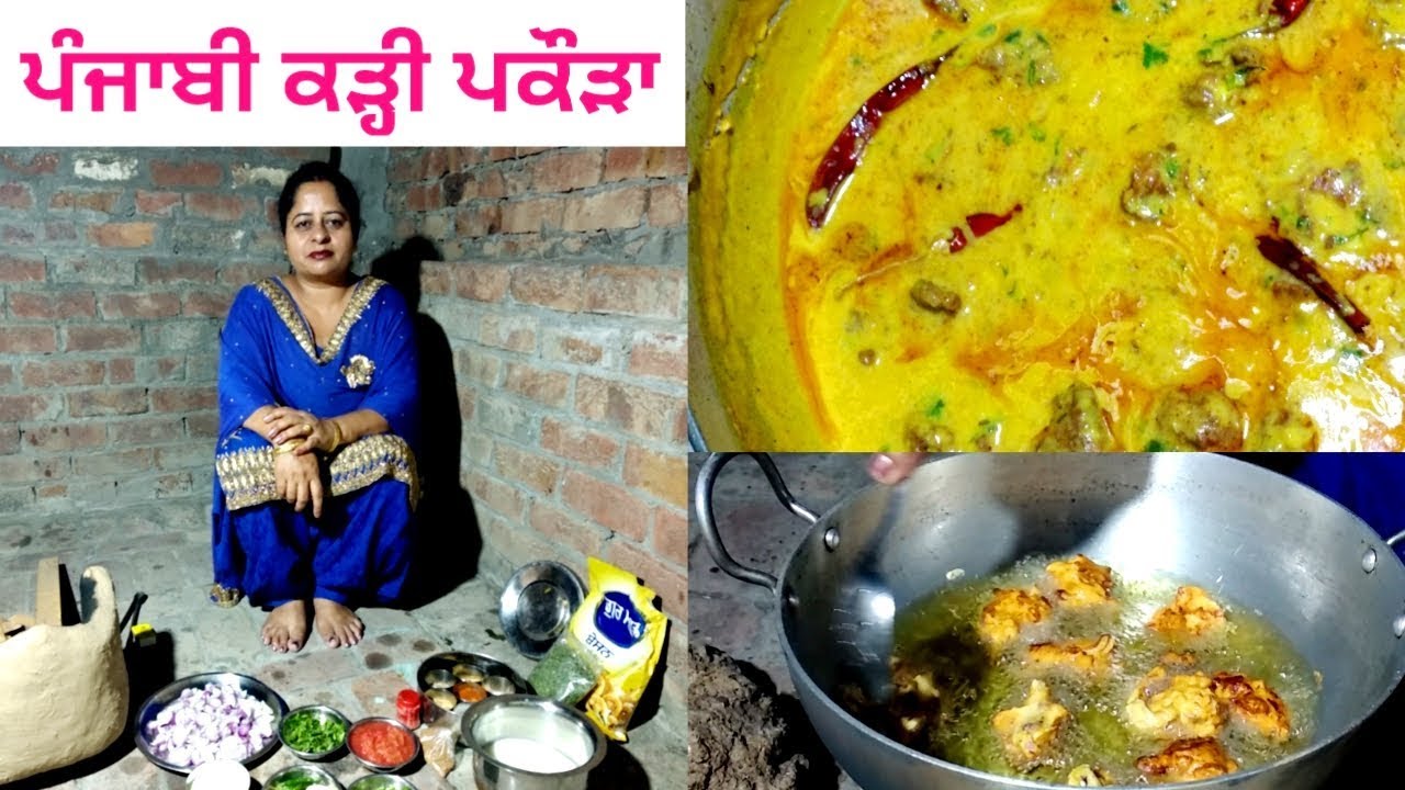 Punjabi Kadhi Pakora Recipe || Pakode Wali Kadhi || Village Life of Punjab || Punjabi Cooking