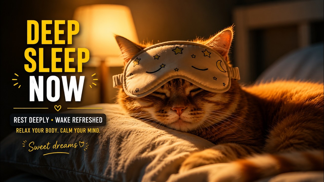 Gentle Cat Purring for Sleep | ASMR Relaxation to Calm Your Mind & Body