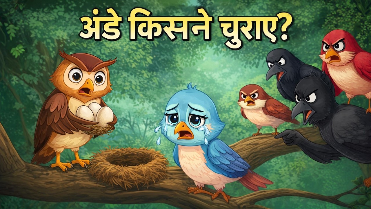 “आखिर क्यों टूट गई मीना और भोले की दोस्ती? | Emotional Bird Story for Kids”मीना और भोले की कहानी