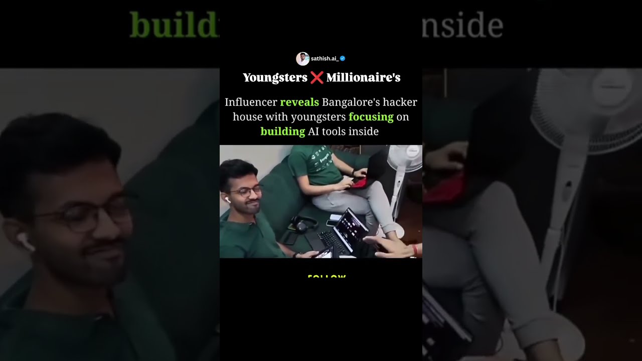 Young Coders❌Millionaires💰| Bangalore Startup Vibes 🇮🇳 #hackerhouse  #bangalore #youngentrepreneurs