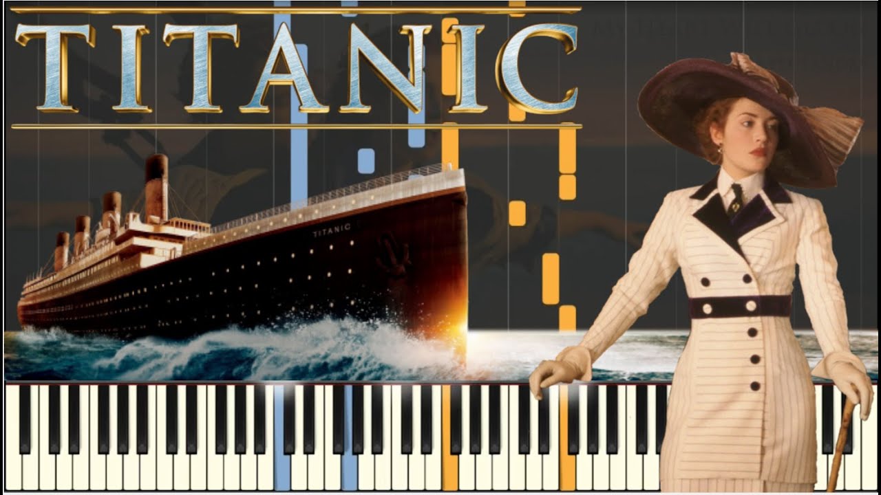 Titanic - My Heart Will Go On [Piano Tutorial] (Synthesia) + SHEETS/MIDI