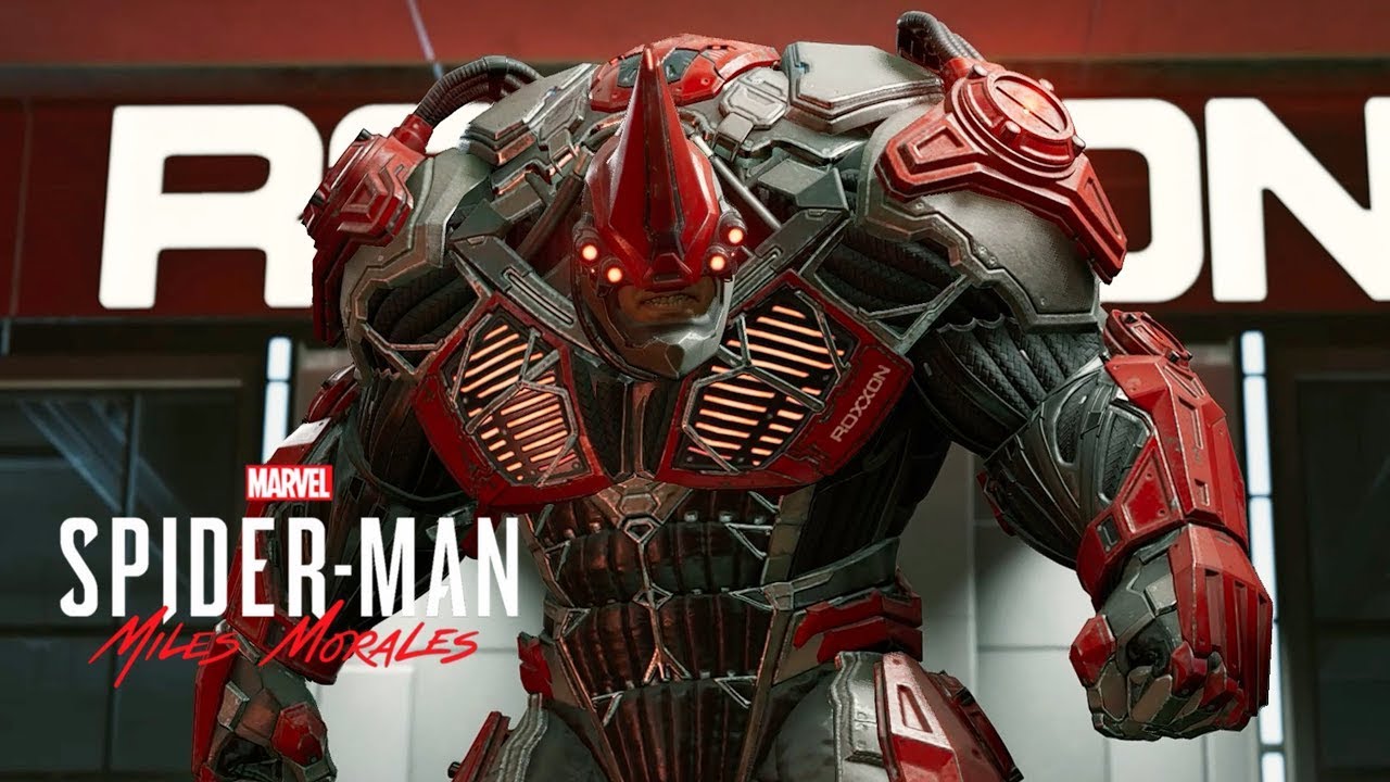Spider Man Miles Morales Прохождение Битва с боссом Roxxon Rhino #6