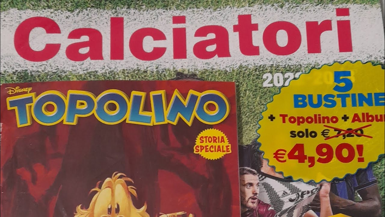 Album Calciatori Panini 2022 2023 con Topolino + recensione raccolta