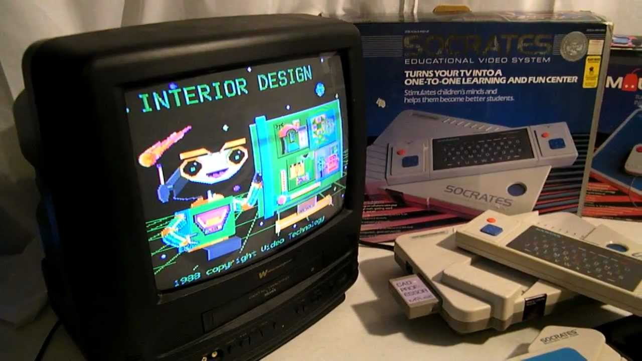 SOCRATES V-TECH 1988 EDUCATIONAL LEARNING SYSTEM COMPUTER