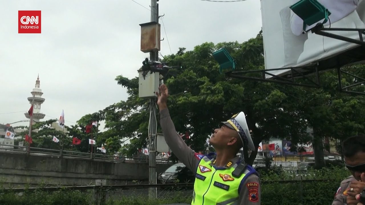 Polda Jateng Uji Coba ETLE Drone di Kawasan Jatingaleh