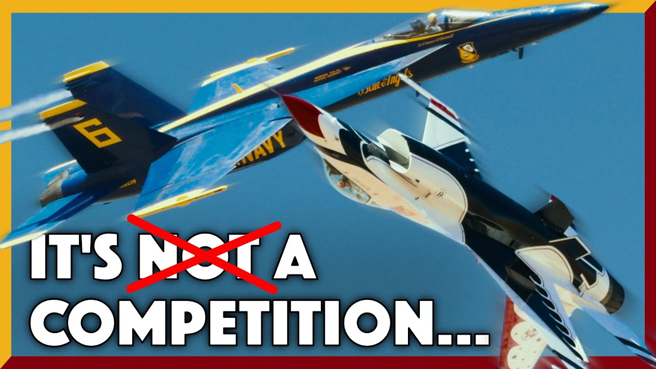 Blue Angels & Thunderbirds Together at El Centro 2025