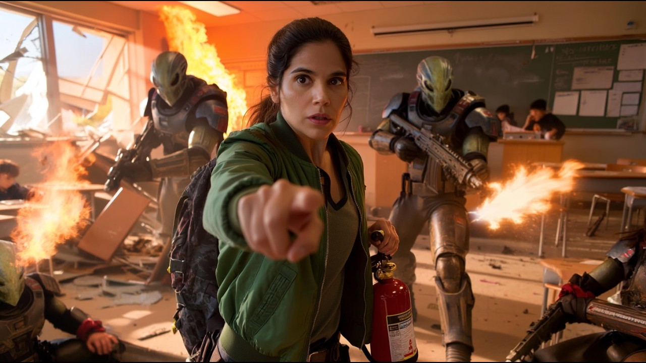 The Alien Army Attacked the Class—Yet the Human Girl Beat Them With Hidden Tactics! | Sci-Fi Reddit