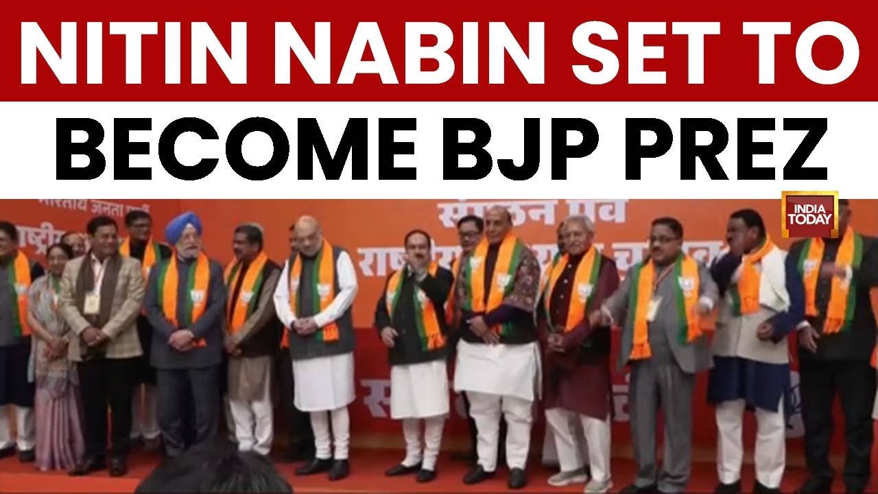 BJP President Election: Nitin Nabin Set For Unopposed Win As Nomination Process Ends | India Today