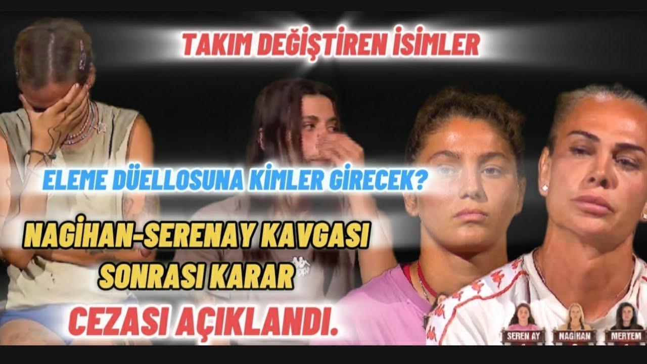 SURVİVOR 12 ŞUBAT 2026 NAGİHAN-SERENAY KAVGASINDA KARAR.HANGİ CEZAYI ALDI?ELEME DÜELLOSUNA KİMLER 