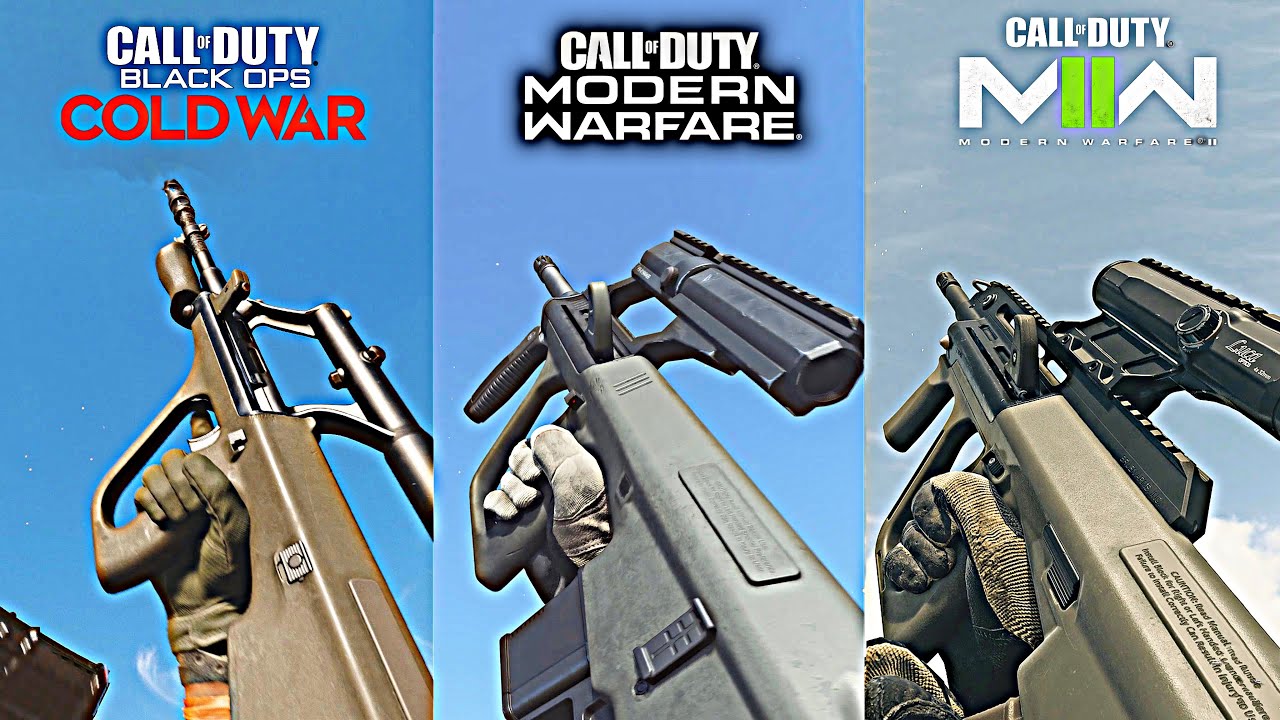Call of Duty: 2020 vs 2019 vs 2022 - Weapons Sounds, Inspects & Reload Animations