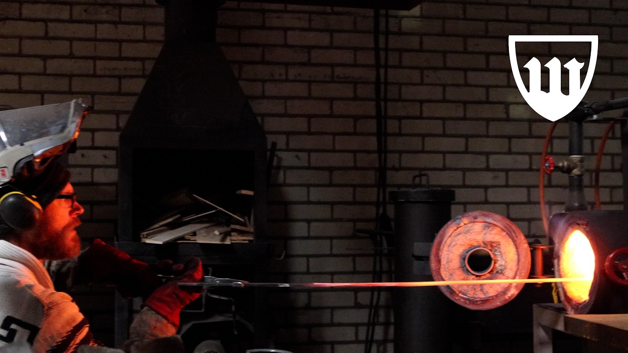 Forging a 175 cm great sword, part 2, heat treatment.