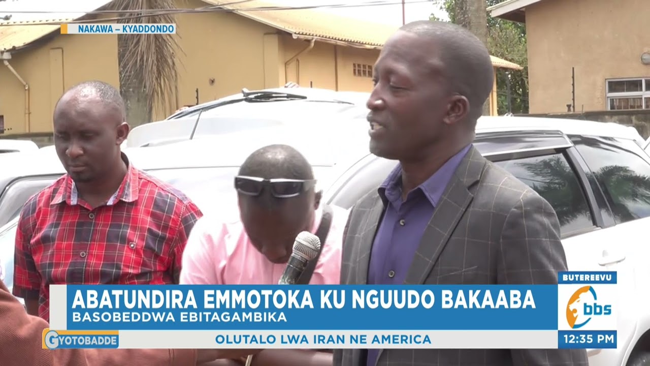Abatundira Emmotoka ku Nguudo Bakaaba, Gavumenti Ebagoba Tebalina Wakulaga. #Gyotobadde
