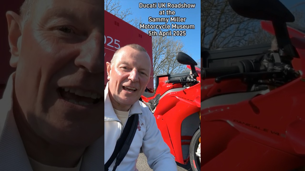 Ducati UK Roadshow 2025 comes to the Sammy Miller Motorcycle Museum - 5th April 2025.