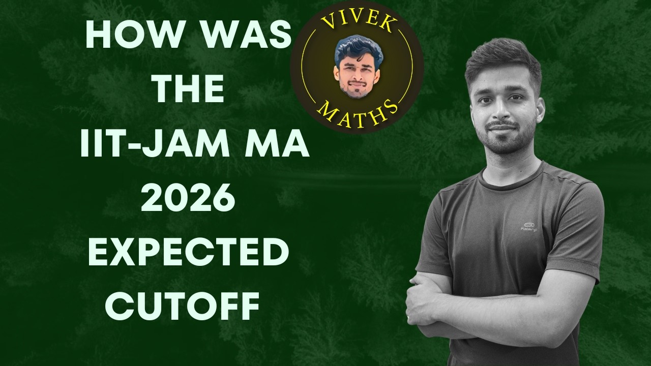 IIT JAM MA 2026 Cutoff Analysis (LIVE) | Category-wise Cutoff | Vivekmaths
