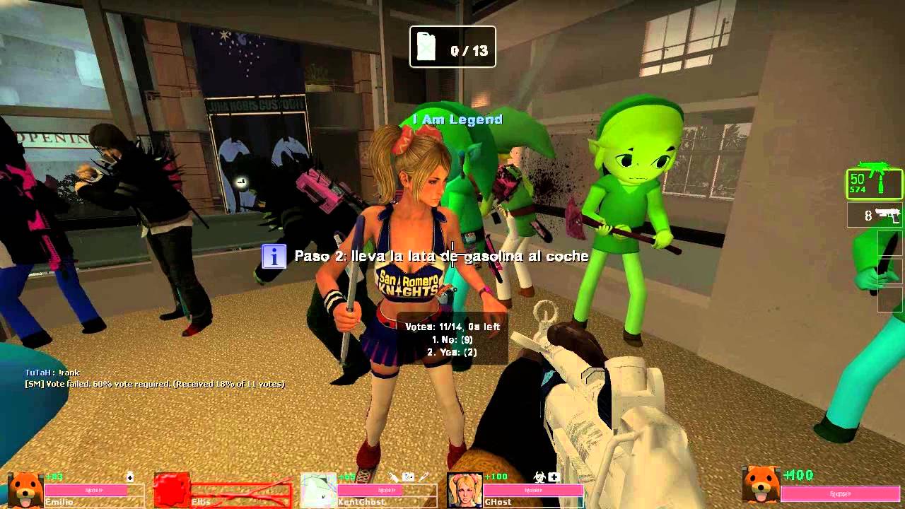 JUGANDO LEFT 4 DEAD 2 ONLINE CON AMIGUIS XD ( LEFT PONY DEAD 2 ) - 2XDWolfishDX2
