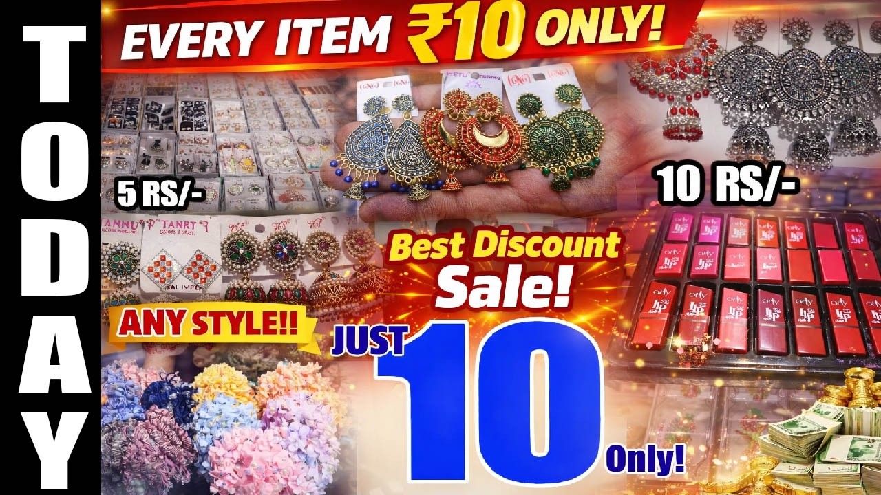 🤯5 Rs /- 😨🙄Ganga Fancy wholesale Shop l #hyderabad #wholesale #shopping #wholesalemarket