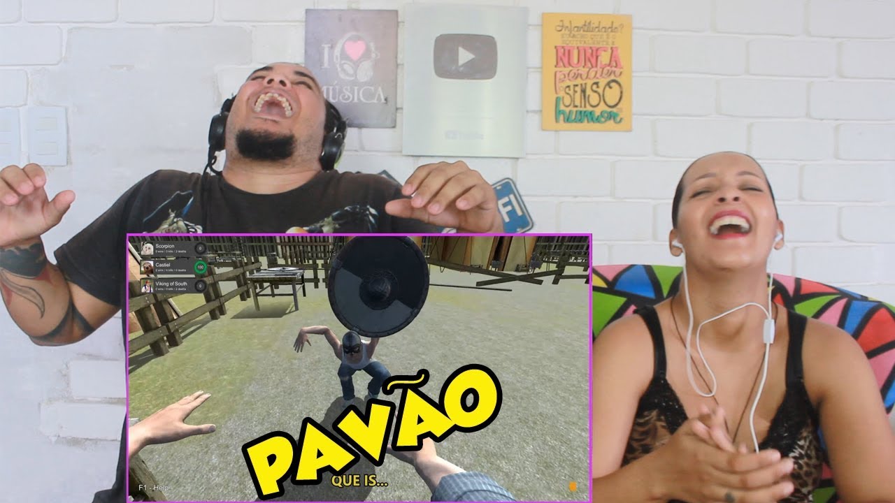 REAGINDO A Como NÃO jogar Hand Simulator #2 (   Viking Of South )