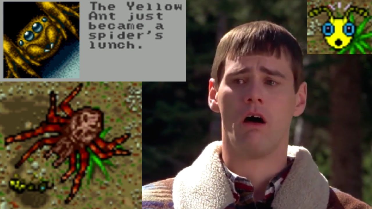 SimAnt - Spider Meme - SNES - (1993) - Super Nintendo - Sim Ant - Retro Nostalgia 🕷️