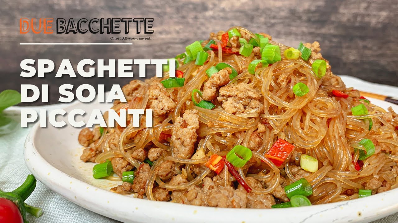 🥢 Spaghetti di soia piccanti | RICETTA CUCINA CINESE