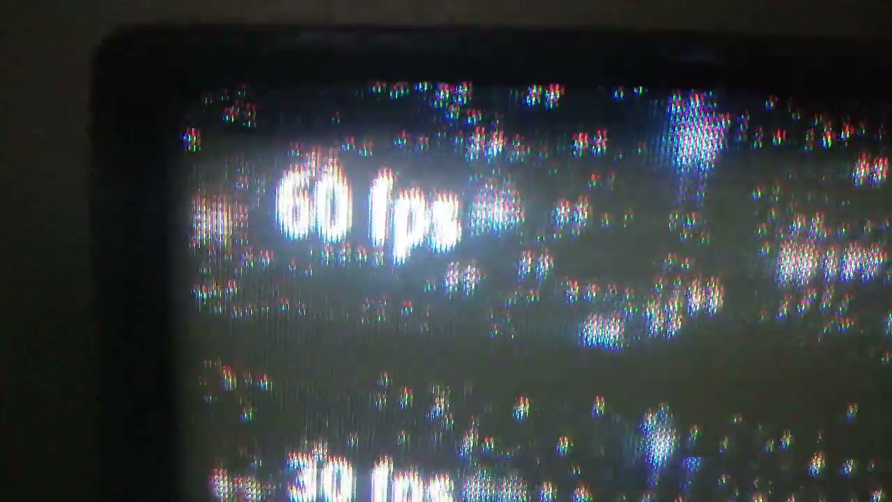 60 fps in crt vs lcd(laptop vs tv)