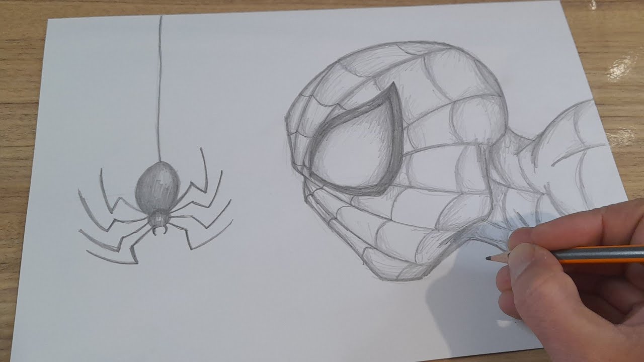 COMO DESENHAR O HOMEM ARANHA PASSO A PASSO